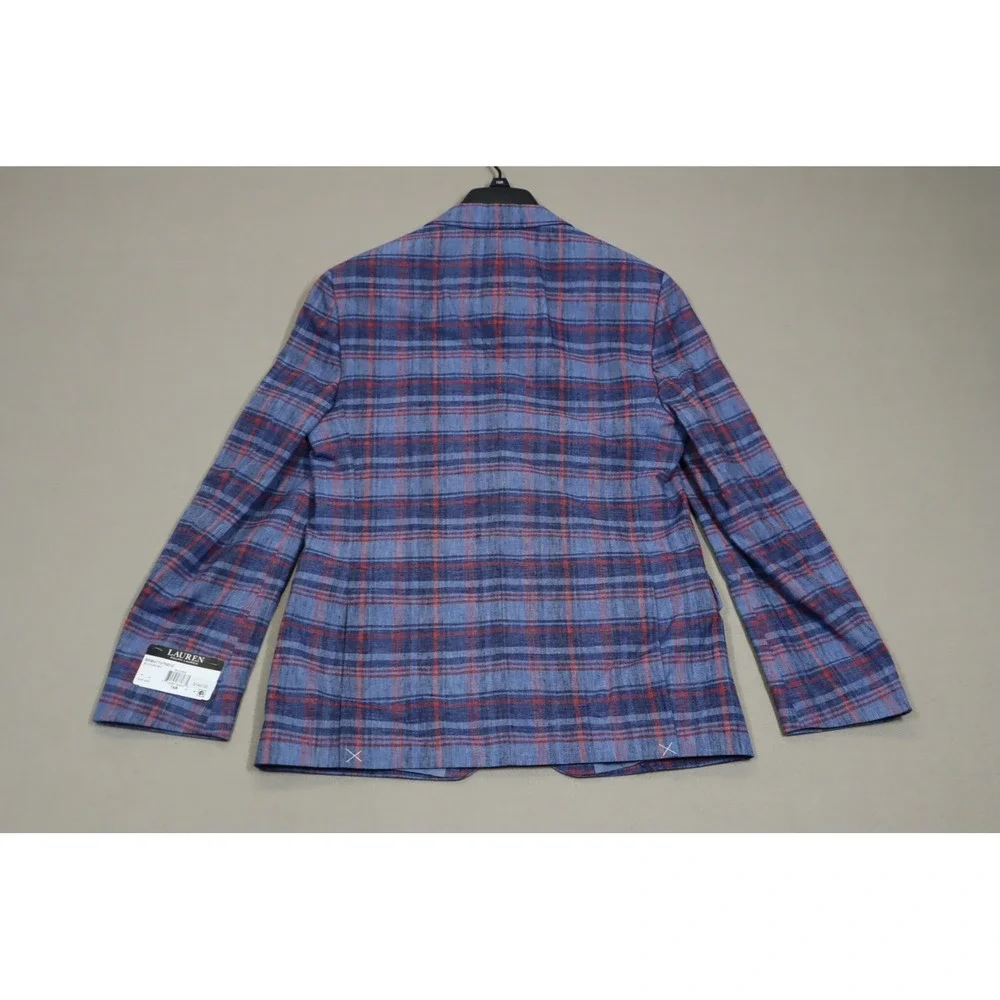 Lauren Ralph‎ Lauren Big Boys Classic Suit Jacket - Navy, Red - Size 16R